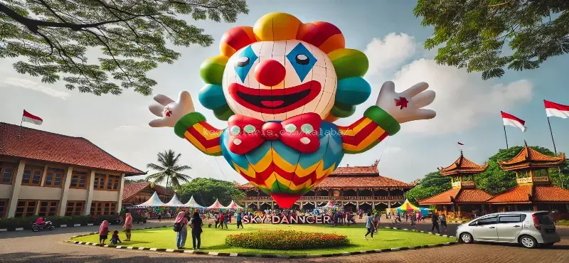 Keajaiban Balon Iklan Menari di Taman Mini Indonesia Indah